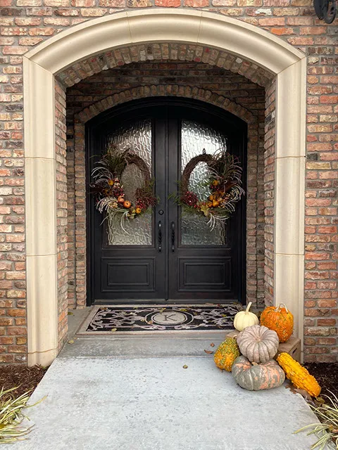 Modern iron door design